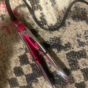 New pink BaBylissPRO Mini Straightening Iron travel size